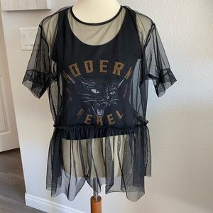 Zara Modern Rebel Top! SOLD!